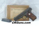UNFIRED U.S. COLT OFFICER'S MODEL 1903 PISTOL, CAL. .32 ACP, SER. 569711. PRISTINE BEAUTY!!!! - 1 of 18