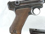 PRISTINE, MAUSER (LUGER) P-08, "42", CAL. 9MM, SER. 7227  MFG. 1940. - 8 of 14