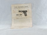 RARE U.S. COLT GENERAL OFFICER'S MODEL 1908 , CAL. .380  ACP, SER. 135434. - 14 of 14