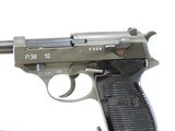 RARE MAUSER TWO TONE POLICE (BYF/44), P-38, ,CAL. 9MM, SER. 5625 c. MFG. 1944 - 3 of 14