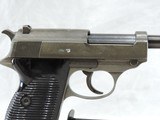 RARE MAUSER TWO TONE POLICE (BYF/44), P-38, ,CAL. 9MM, SER. 5625 c. MFG. 1944 - 7 of 14
