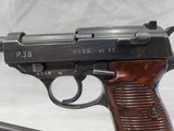 MINTY , WALTHER AC, 45, CAL. 9MM, SER. 8855, THIS VERY EARLY 1945 "RACK QUEEN"!!! - 3 of 13