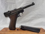 RARE MAUSER CODE 42 P-08 LUGER DATED "41" CAL, 9MM, SER 2544o. - 5 of 13