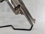 GORGEOUS NICKEL SMITH & WESSON MDL. SINGLE ACTION 2ND MODEL SPUR TRIGGER CAL. .38 SER. 4416. - 8 of 16