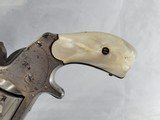 GORGEOUS NICKEL SMITH & WESSON MDL. SINGLE ACTION 2ND MODEL SPUR TRIGGER CAL. .38 SER. 4416. - 2 of 16