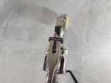 GORGEOUS NICKEL SMITH & WESSON MDL. SINGLE ACTION 2ND MODEL SPUR TRIGGER CAL. .38 SER. 4416. - 12 of 16