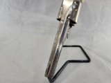 GORGEOUS NICKEL SMITH & WESSON MDL. SINGLE ACTION 2ND MODEL SPUR TRIGGER CAL. .38 SER. 4416. - 11 of 16