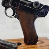 PRISTINE, MAUSER (LUGER) P-08, "42", CAL. 9MM, SER. 7227  MFG. 1940. - 4 of 12
