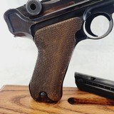 PRISTINE, MAUSER (LUGER) P-08, "42", CAL. 9MM, SER. 7227  MFG. 1940. - 8 of 12