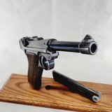 PRISTINE, MAUSER (LUGER) P-08, "42", CAL. 9MM, SER. 7227  MFG. 1940. - 9 of 12