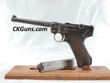WOW!! ERFURT, LUGER P-08, CAL. .30 LUGER, 6" BARREL, SER. 2761. DATED 1918. - 1 of 13