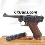 PRISTINE, MAUSER P.08, S/42 (LUGER), CAL. 9MM, SER. 6661k, MFG. 1938. - 1 of 14