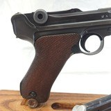 PRISTINE, MAUSER P.08, S/42 (LUGER), CAL. 9MM, SER. 6661k, MFG. 1938. - 8 of 14
