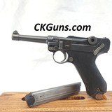 PRISTINE "ORIGINAL", ERFURT, LUGER P-08, CAL 9mm, 4" BARREL, SER. 3968. MFG.1914. FOUND IN GRANDPA'S ATTIC!!! - 1 of 15