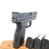 BOXED SPRINGFIELD ARMORY MDL XD-9, CAL. 9MM, SER. XD185078. - 10 of 14