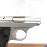 ADORABLE STERLING MDL. STAINLESS PISTOL, CAL. .22 LR, SER. E49959. - 2 of 10