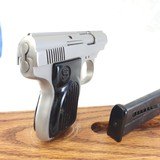 ADORABLE STERLING MDL. STAINLESS PISTOL, CAL. .22 LR, SER. E49959. - 8 of 10