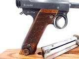 AWESOME RIG, JAPANESE NAMBU, TYPE 14 ,  CAL. 8mm, SER. 4966, (DATED 4.7)  MFG. JULY 1929. - 9 of 17