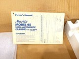SCARCE MARLIN 45 CAMP CARBINE, CAL.45 ACP, SER. 45002298, THIS BEAUTY ACTUALLY LOOKS UNFIRED!!!! - 16 of 16