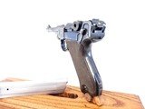 WOW, MAUSER/KREIGHOFF P-08 LUGER, (CODE 42) , CAL. 9MM, SER. 4234a, DATED 1940. HOLSTER QUEEN!!!! - 10 of 14