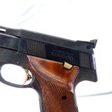 PRISTINE HIGH STANDARD VICTOR, MDL. 107 MILITARY. CAL. .22LR. SER. 2312949. MFG. HAMDEN, CT. CABINET QUEEN!! - 3 of 12