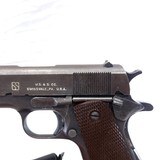 WOW, UNION SWITCH AND SIGNAL 1911-A1, CAL. .45ACP, SER. 1061910. - 3 of 12