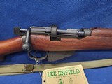 UNFIRED LITHGOW ENFIELD MK. III, CAL. .22 L.R., SER. T2030,  MFG. 1945. NEVER HAVE BEEN FIRED!!! - 3 of 18