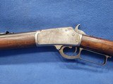RARE, MARLIN MDL. 1889, CAL  .38-40, SER. 56812, SPECIAL ORDER ROUND 24" BARREL, MFG. 1891. VERY SHORT LIVED MODEL!! - 3 of 17