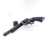 MINTY COLT PEACEMAKER CAL. 22 L.R./.22 MAG.  6" BARREL, SER. G129929, MFG.1975. - 12 of 12
