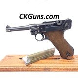 WOW, MAUSER, P.08 LUGER, (CODE 42) , CAL. 9MM, SER. 4234a, DATED 1940. - 1 of 14
