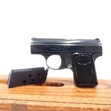VIRGINAL, BROWNING "BABY" CAL 25 ACP,  SER. 206437, BELGIAN MFG. 1959.  - 2 of 16