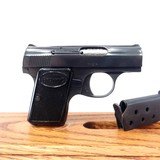 VIRGINAL, BROWNING "BABY" CAL 25 ACP,  SER. 206437, BELGIAN MFG. 1959.  - 6 of 16