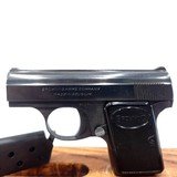 VIRGINAL, BROWNING "BABY" CAL 25 ACP,  SER. 206437, BELGIAN MFG. 1959.  - 4 of 16