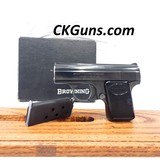 VIRGINAL, BROWNING "BABY" CAL 25 ACP,  SER. 206437, BELGIAN MFG. 1959.  - 1 of 16
