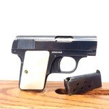 PRISTINE BROWNING , MDL.  1906, CAL. .25 ACP. SER. 1054662, MFG. BELGIUM 1955. - 5 of 13