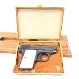 PRISTINE BROWNING , MDL.  1906, CAL. .25 ACP. SER. 1054662, MFG. BELGIUM 1955. - 12 of 13