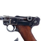 PRISTINE, MAUSER P-08, S/42 (LUGER), CAL. 9MM, SER. 6661k, MFG. 1938. - 3 of 13
