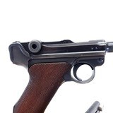 PRISTINE, MAUSER P-08, S/42 (LUGER), CAL. 9MM, SER. 6661k, MFG. 1938. - 7 of 13