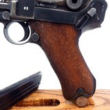 PRISTINE, MAUSER P-08, S/42 (LUGER), CAL. 9MM, SER. 6661k, MFG. 1938. - 4 of 13