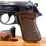 PRISTINE WALTHER PPK, CAL. .380 ACP, SER. 116698 A, MFG. WEST . GERMANY 1965. - 7 of 15
