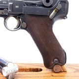 AWESOME, KRIEGSMARINE MAUSER LUGER P-08, S/42, CAL. 9MM, SER. 913 e.  MFG. 1937. - 4 of 15
