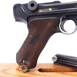 AWESOME, KRIEGSMARINE MAUSER LUGER P-08, S/42, CAL. 9MM, SER. 913 e.  MFG. 1937. - 8 of 15