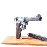 AWESOME, KRIEGSMARINE MAUSER LUGER P-08, S/42, CAL. 9MM, SER. 913 e.  MFG. 1937. - 9 of 15