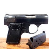 VIRGINAL, BROWNING "BABY" CAL 25 ACP,  SER. 206437, BELGIAN MFG. 1965.  - 3 of 10