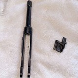 BEAUTIFULLY REFINISHED LUGER-PO8 BARREL AND BARREL EXT. EXTRACTORS & SIDEPLATE