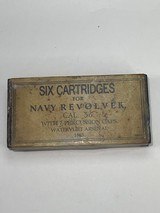 U. S Army Watervliet
Arsenal
.36 cal. Paper Cartridge - 1 of 5