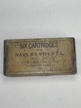 Awesome1863 U.S. Watervliet Arsenal Box of 6 Paper Cartridges and Primers. - 2 of 5