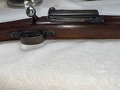 Very rare U. S. Test Krag Jorgensen with Parkhurst Stripper Clip Conversion one of only 10 known. - Image 10 of 12