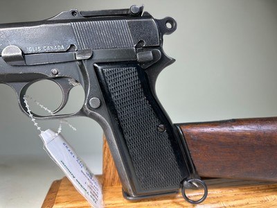Canadian Inglis with Holster stock. Cal. 9mm - Image 6 of 8