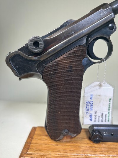 Gorgeous Original Mauser P-08 (BYF) Dated 1942 .9 Cal. (mm - Image 9 of 14